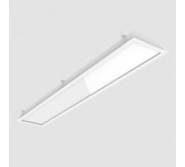Светодиодный светильник VARTON GR270/F 2.0 30 Вт 5000 K с рассеивателем призма 1215x207x50 мм с планками для подвеса IP40 c РАМКОЙ монтажный размер 1188x180 мм V1-R3-00270-30PR0-4003050