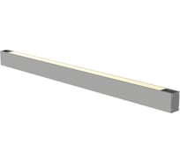 Светодиодный светильник VARTON Х-line Up&Down одиночный, подвесной, 45 Вт, 4000 K, 1499x63x100 мм, металлик, с рассеивателем опал и торцевыми крышками (2 шт.) V1-R0-02825-02OP0-4004540