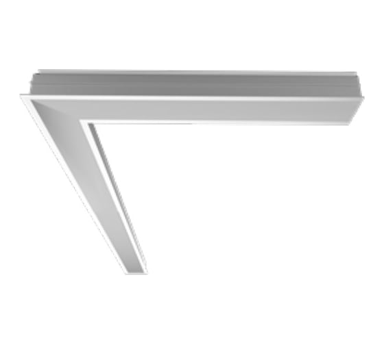 Светильник VARTON Universal-Line L-поворот правый/левый встраиваемый 650*650*69мм 25Вт 4000К IP40 металлик V1-A1-70418-10000-4002540 1