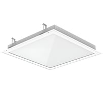Светодиодный светильник VARTON медицинский встраиваемый C070/K 55 Вт CRI90 4000 K 600x600x100 мм IP65 с опаловым рассеивателем для установки в сэндвич-панели V1-C0-00516-11000-6505540