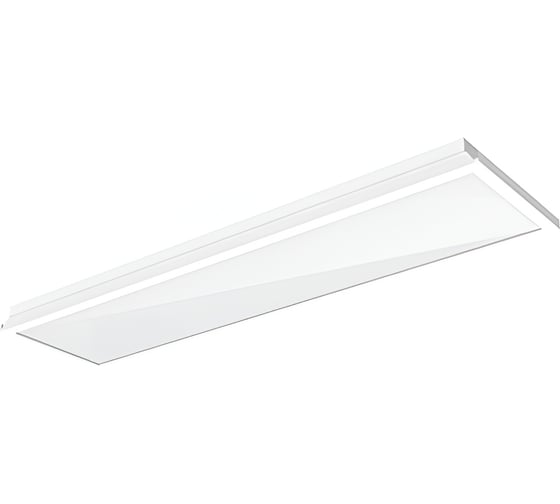 Светодиодный светильник VARTON тип кромки V-Clip 1500x300 50 Вт 4000 K IP40 с равномерной засветкой с рассеивателем опал в комплекте RAL9010 белый муар диммируемый по протоколу DALI V1-A1-07011-10YD0-4005040 1