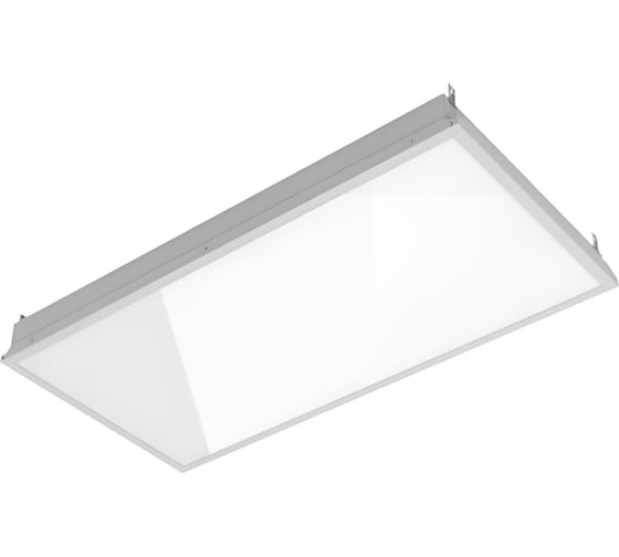 Светодиодный светильник VARTON тип кромки V-Clip 1200x600 50 Вт 4000 К IP54 с равномерной засветкой с рассеивателем опал DALI белый RAL9010 V1-A1-07300-10HGD-5405040 1