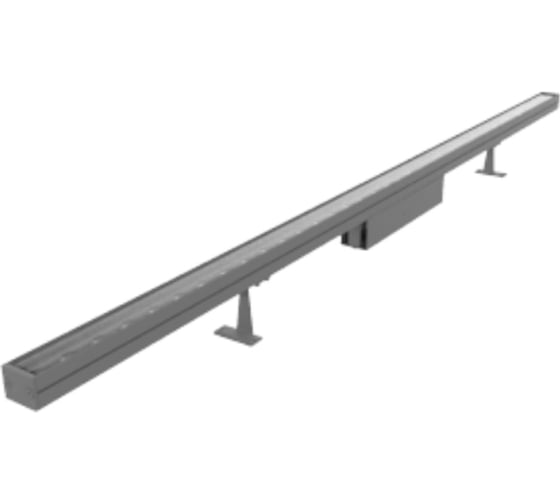 Светодиодный светильник архитектурный VARTON Regula 1500 мм, 60 Вт, DMX RGBW линзованный, 20 градусов, RAL7045, серый V1-G1-71335-20Z19-66060XX 1