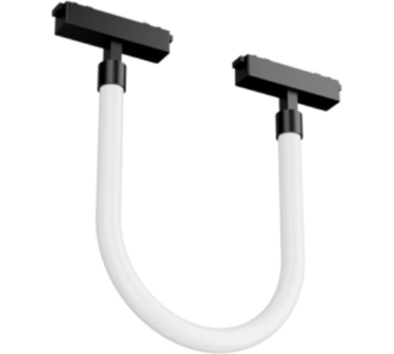 Светодиодный светильник трековый подвесной VARTON Flex Tube Opal L500 для магнитной системы Galakti 244x26x315 мм 8 Вт 3000 K 360 CRI>95 черный V1-R1-97011-93000-2000830