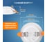 Светодиодная встраиваемая панель Lamper 6Вт, 230В, 6500К, 420Лм, 95мм, белая, IP20 606-1005 5