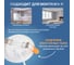 Светодиодная встраиваемая панель Lamper 6Вт, 230В, 6500К, 420Лм, 95мм, белая, IP20 606-1005 7
