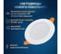 Светодиодная встраиваемая панель Lamper 6Вт, 230В, 4000К, 420Лм, 95мм, белая, IP20 606-1004 3