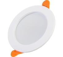 Светодиодная встраиваемая панель Lamper 9Вт, 230В, 6500К, 630Лм, 118мм, белая, IP20 606-1007