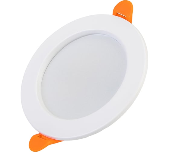 Светодиодная встраиваемая панель Lamper 9Вт, 230В, 6500К, 630Лм, 118мм, белая, IP20 606-1007