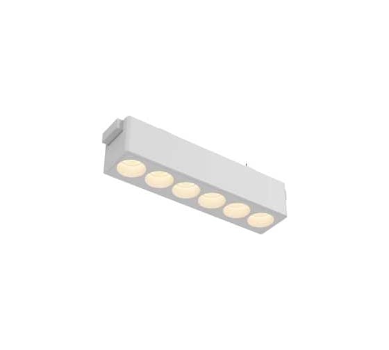 Светодиодный светильник трековый линейный VARTON Comfort L122 для магнитной системы Galakti 122x26x24 мм 6 Вт 3000 K 24 CRI>90 белый V1-R0-00158-91L10-2000630 1