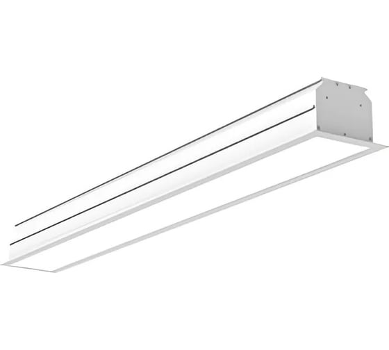 Светодиодный светильник VARTON Universal-Line встраиваемый 575x100x69 мм 11 Вт 3000 К IP40 RAL9003 белый муар V1-A1-00439-10000-4001130 1