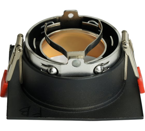 Светильник встраиваемый потолочный FERON DL3112 MR16 G5.3 черный + золото, 51409