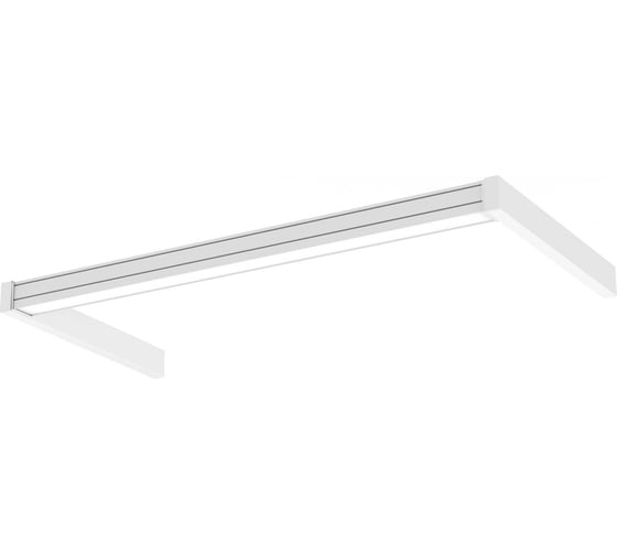 Светодиодный светильник VARTON Integral 35 Вт CRI90 4000 K 1535x605x70 мм IP40 RAL9003 белый муар с опаловым рассеивателем V1-E0-X0373-60OP0-4003540 1