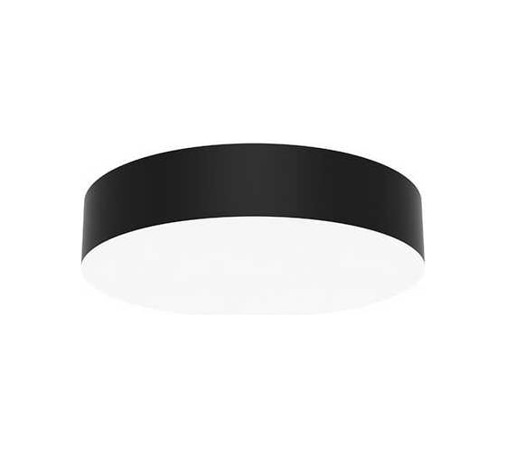 Светодиодный светильник VARTON Deleo накладной 40 Вт CRI90 3000 К 400x80 мм с рассеивателем опал DALI RAL9005 черный матовый V1-R0-90201-20D01-2004030 1