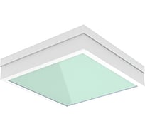 Светодиодный медицинский светильник VARTON C490/UGL встраиваемый/накладной 38 Вт CRI90 4000 K 295x295x70 мм рассеиватель закаленное стекло IP54 DALI V1-C0-00597-20GD6-5403840