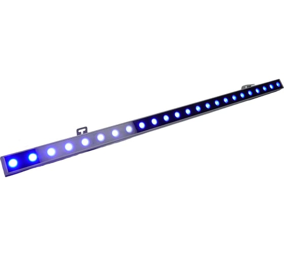 Светодиодный линейный прожектор FERON LL-893 для подсветки стен, синий, 970x40x25mm, 24W DC24V, IP65, 51562
