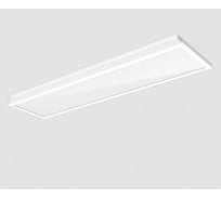 Светодиодный светильник VARTON тип кромки V-Clip 1500x300 35 Вт 4000 K IP40 с равномерной засветкой с рассеивателем опал в комплекте RAL9010 белый муар диммируемый по протоколу DALI V1-A1-07011-10YD0-4003640