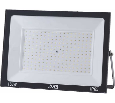 Прожектор светодиодный AVG СЕРИЯ 6 SDO-6 150Вт, 200-240В, 6500К, 225x30x165мм, IP65, черный СЕРИЯ 6 150ВТ