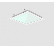 Светодиодный светильник VARTON медицинский встраиваемый C070/K 38 Вт CRI90 4000 K 600x600x100 мм IP65 с защитным силикатным стеклом для установки в сэндвич-панели диммируемый по протоколу DALI V1-C0-00516-11GD6-6503840