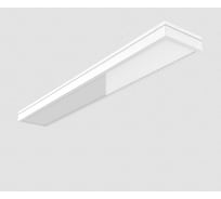 Люминесцентный светильник VARTON C270 2x28 для чистых помещений встраиваемый/накладной 1195x180x68 мм IP54 с рассеивателем опал V1-C0-00280-01000-5456LUM