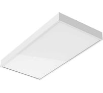 Люминесцентный светильник VARTON встраиваемый/накладной C370 2x14 для чистых помещений 595x295x68 мм IP54 с рассеивателем опал V1-C0-00380-01000-5428LUM