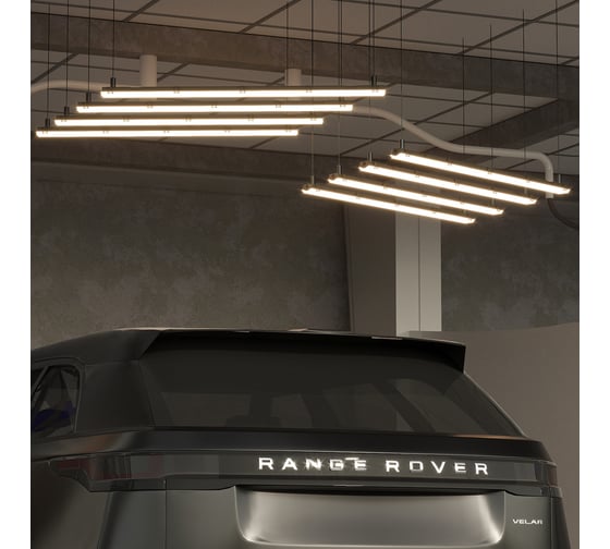Линейный светильник Gauss СПП-Т8-G13 LITE 220-230V IP65 1276х86х55 для LED ламп 909437212