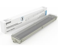 Линейный светильник Gauss СПП-Т8-G13 220-230V IP65 660x107x61 для LED ламп 909410260