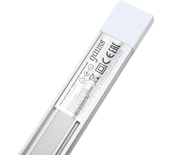 Светильник Gauss сенсорный K 6W 600lm 4000K 170-260V 525mm диммируемый TOUCH 9021531206-D