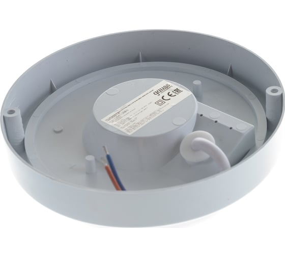 Светильник GAUSS ЖКХ Elementary 8W 680lm 4000K 160-260V IP65 D140х48мм с микроволновым сенсором LED 1/40 126411208-S