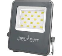 Прожектор светодиодный Фарлайт СДО Акцент 30Вт 5000К IP65 серый корпус ПОЛНОРАЗМЕРНЫЙ FAR002363