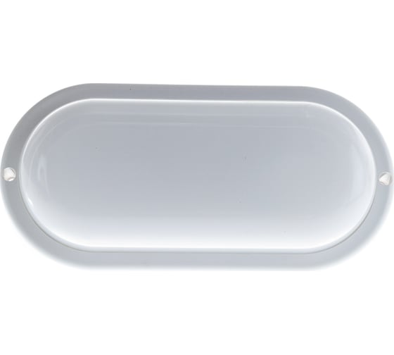Светильник Gauss ЖКХ Elementary овал 15W 1200lm 6500K 160-260V IP65 200х98х46мм белый LED 1/40 161411315