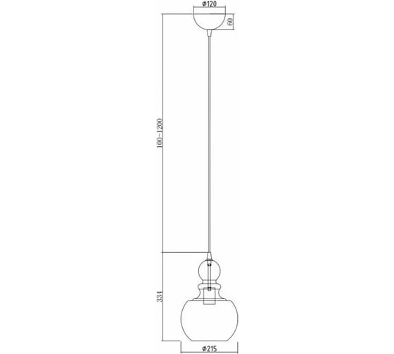 Подвесной светильник Maytoni Tone P003PL-01BZ