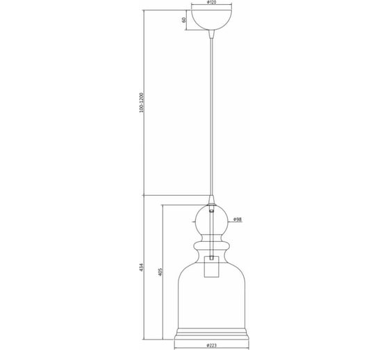 Подвесной светильник Maytoni Tone P035PL-01CH