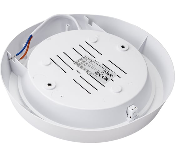 Светильник ЖКХ Gauss HALL круг 20W 1560Лм 6500K 200-240V IP40 D180х33мм белый LED 1/40 193411320