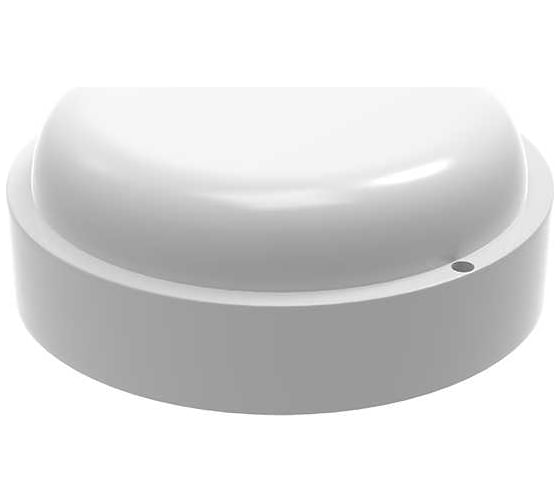Светодиодный светильник GAUSS ECO IP65 D140х51 8W 680lm 4000K ЖКХ круг с оптико-акустический сенсор 1/40 126418208-S