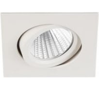 Светильник светодиодный квадратный ЭРА KL LED 10A WH поворотный LED COB 5W 4000K, белый (50/1500) Б0021535