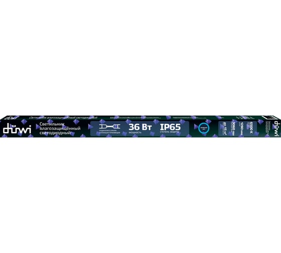 Светодиодный настенно-потолочный светильник duwi SSP236 Line IP65, 36W, 6500К, 25091 3