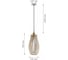 Подвесной светильник GLANZEN из дерева ART-0004-60-white 00-00006856 4