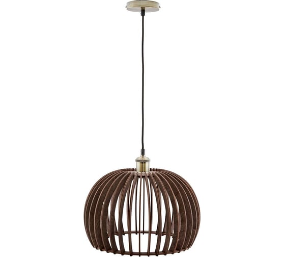 Подвесной светильник GLANZEN из дерева ART-0008-60 wheel dark КА-00006969