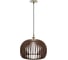 Подвесной светильник GLANZEN из дерева ART-0008-60 wheel dark КА-00006969 1