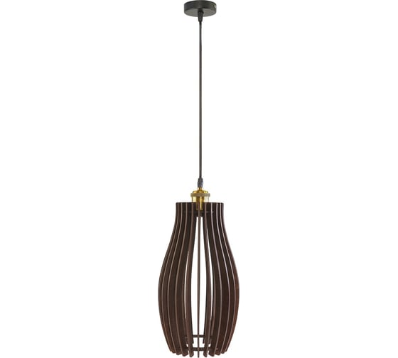 Подвесной светильник GLANZEN из дерева ART-0004-60-dark 00-00006857 1
