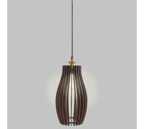 Подвесной светильник GLANZEN из дерева ART-0004-60-dark 00-00006857