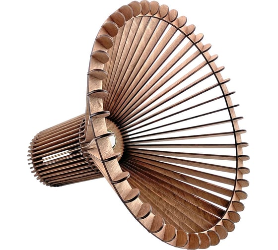 Подвесной светильник GLANZEN из дерева ART-0005-60 bell КА-00006937