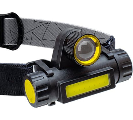 Фонарь КОСМОС, с зумом 3Вт ХРЕ, СОВ, литий 1200mAh KocH103WLith