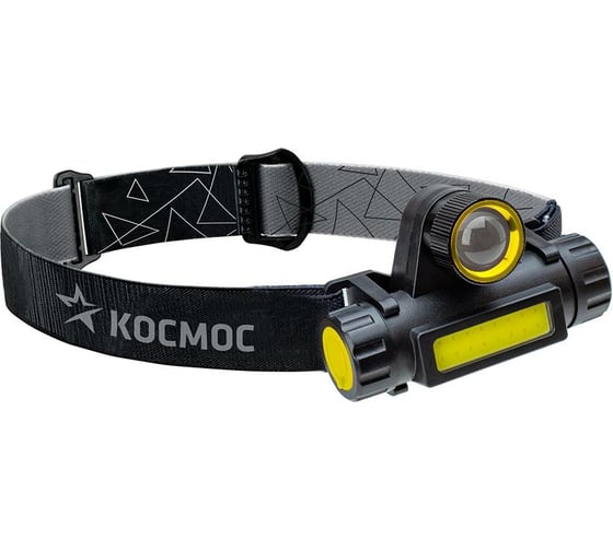 Фонарь КОСМОС, с зумом 3Вт ХРЕ, СОВ, литий 1200mAh KocH103WLith