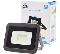 Прожектор VKL electric LED с датчиком движения 10W VLF1-D-10-6500-B 6500К 900Лм 220V IP65 1013402