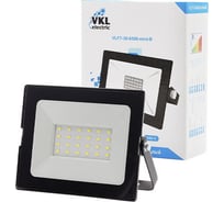 Прожектор VKL electric LED 30W VLF7-30-6500-mini-B 6500К 2700Лм 220V IP65 черный 1/ 60 1013398