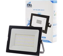 Прожектор VKL electric LED 50W VLF7-50-6500-mini-B 6500К 4500Лм 220V IP65 черный 1/ 30 1013399