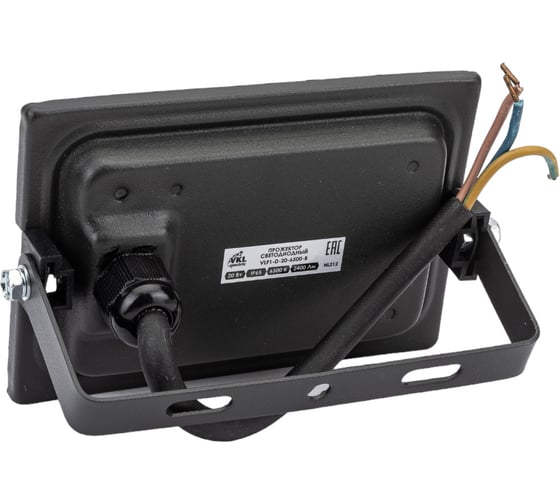 Прожектор VKL electric LED с датчиком движения 20W VLF1-D-20-6500-B 6500К 1800Лм 220V IP65 1013401