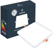 Светильник Включай LED Даунлайт 3D квадрат 24W 6500К 1920Lm IP20 LED-DLC-3D-24W-6500К пластик, 1156959